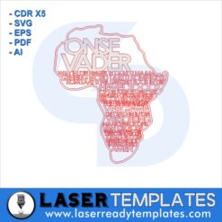 Onse Vader Africa shape laser ready