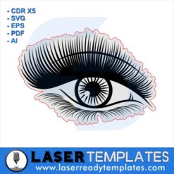 Eye and Eyelash Template